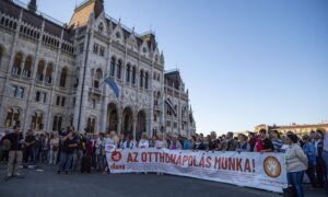 Az Otthonápolás Munka! Címmel Demonstráltak A Fõvárosi Kos